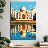 Taj Mahal India Painting by Numbers I
